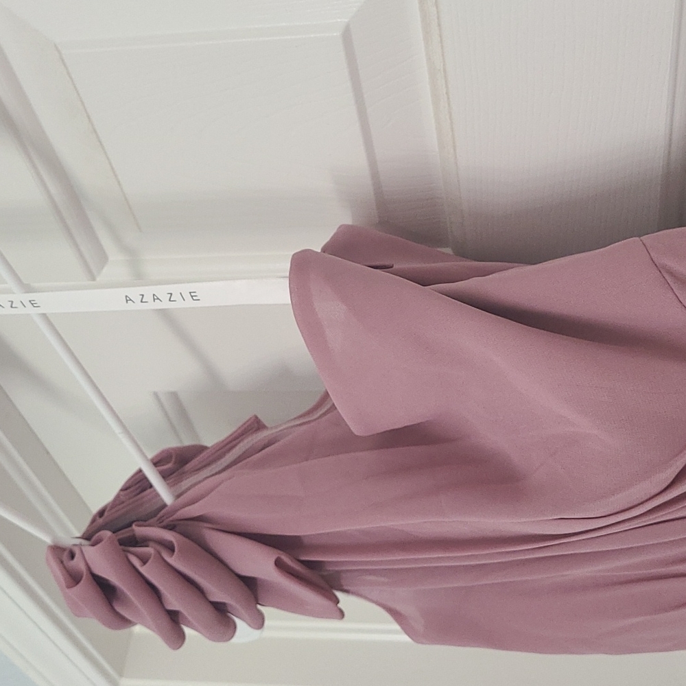 Azazie Sabrina Size 8, Vintage Muave - Picture 5 of 5